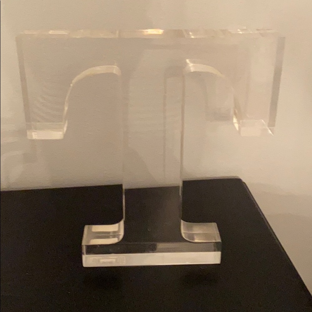 Lucite Decorative “T”